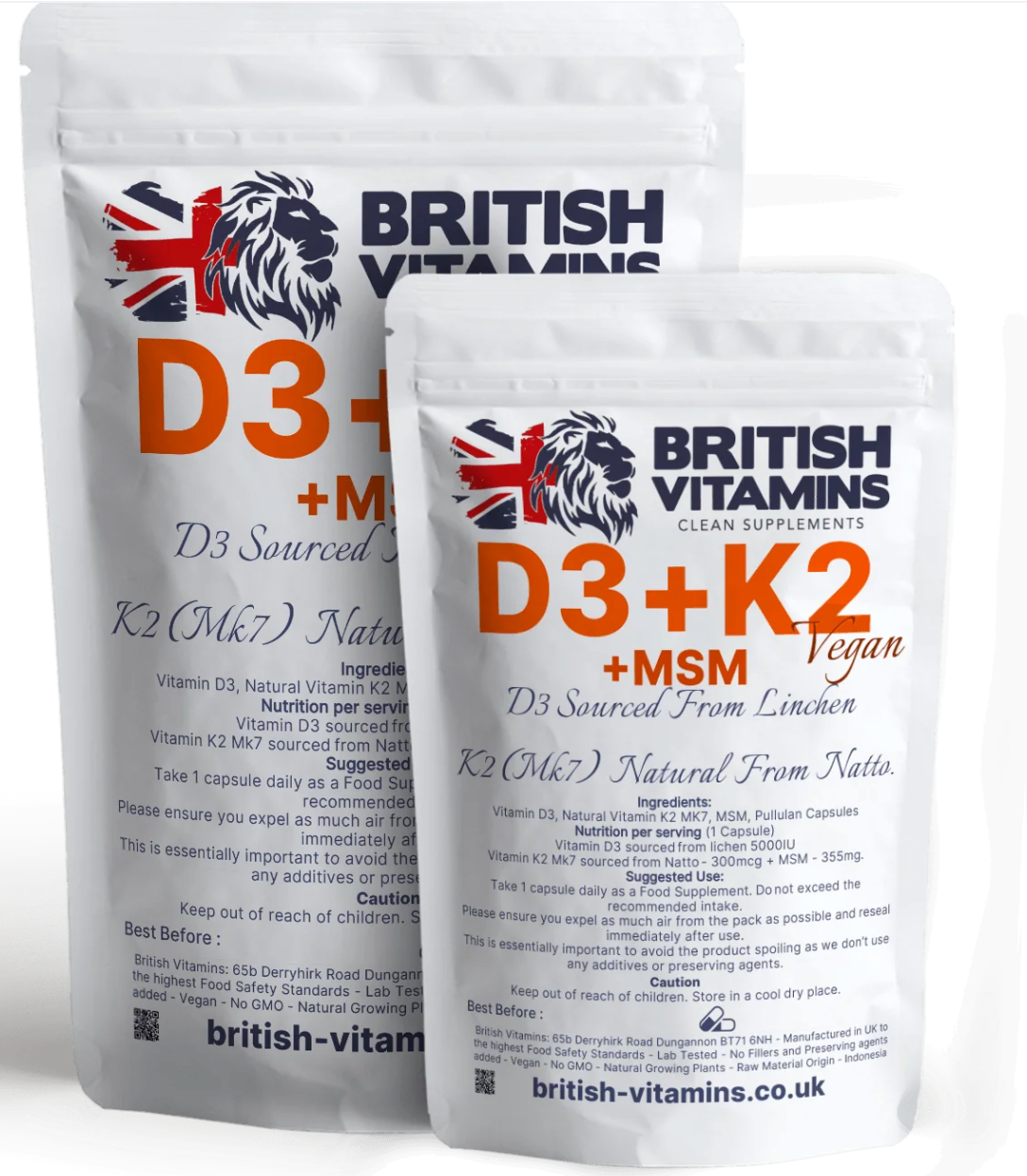 Vitamin D3 + K2